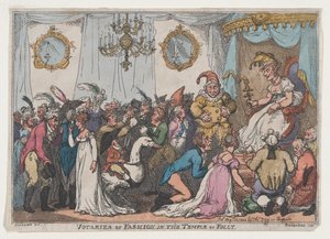 أنصار الموضة في معبد الحماقة ، 25 أغسطس ، 1808 ، 25 أغسطس ، 1808. بواسطة توماس رولاندسون