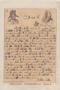 يوركشاير الهيروغليفية ، اللوحة 3 ، 13 مارس 1809. ، 13 مارس 1809. بواسطة توماس رولاندسون