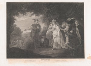 الأميرة ، روزالين ، إلخ. شكسبير ، عمل الحب ... ، نُشر لأول مرة عام 1793 ، وأعيد إصداره عام 1852. بواسطة توماس رايدر