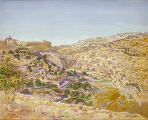 منظر للقدس 1854 بواسطة توماس سيدون