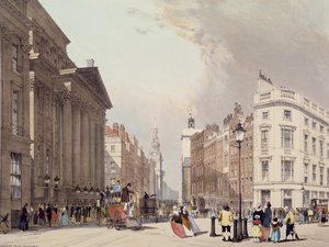 مانشن هاوس و تشيبسايد ، من "لندن كما هي" ، محفورة وحانة. للفنان ، 1842 بواسطة توماس شوتر بويز