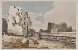 العمارة الخلابة في باريس ، غينت ، أنتويرب ، روان: نوتردام ، باريس ، من Quai St. Bernard بواسطة توماس شوتر بويز