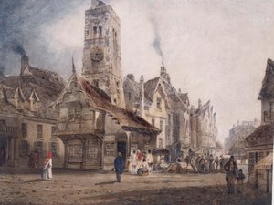 منظر لساحة السوق ، c.1832 بواسطة توماس شوتر بويز