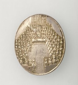وسام دنبار يصور مجلس النواب 1650 (عكسي) (فضي) (للأمام انظر 168065) بواسطة توماس سيمون