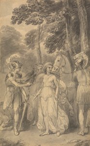 إحدى الرسوم التوضيحية الستة لفينيلون "مغامرات تيليماتشوس بن أوليسيس" بواسطة Thomas Stothard