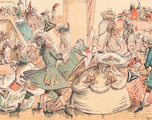 كرة محكمة في القرن الثامن عشر ، c1884