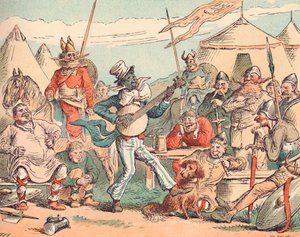 الملك الفريد في المعسكر الدنماركي ، c1884