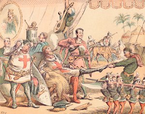 الملك ريتشارد الأول في فلسطين ، c1884