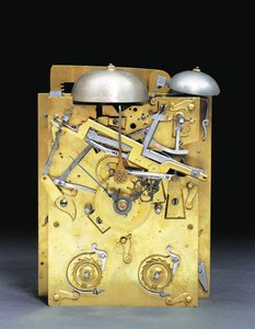 تفاصيل ساعة James II مثبتة على قوس ضرب مع تكرار سحب ربع ، لا. 166 ، حوالي 1690 - 95