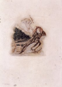 "كيوبيد وعشيقه يندبان وفاة أحد أفراد أسرته" ، 1802 - 1857.