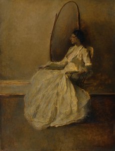 سيدة باللون الأبيض رقم 1 ، كاليفورنيا. 1910. بواسطة توماس ويلمر ديوينج