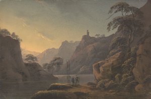 التركيب: نهر متعرج بين الصخور العالية بواسطة Thomas Walmsley