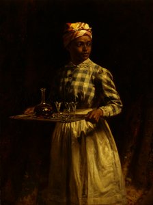 خادمة تخدم 1890 بواسطة توماس ووترمان وود