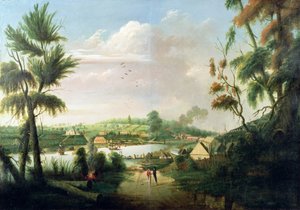 منظر عام شمالي مباشر لسيدني كوف ، 1794