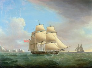 HM Frigate Galatea، 38 Guns off the Needles، Isle Of Wight