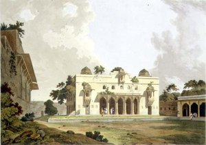 أطلال في روتاس غور ، بهار ، اللوحة الثانية من الجزء 4 من "المشهد الشرقي" ، حانة. 1801 (أكواتينت) بواسطة توماس وويليام دانييل