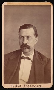 صورة لإدوارد بالمر 1829-1911 ، قبل عام 1900. بواسطة توماس ويليام سميلي