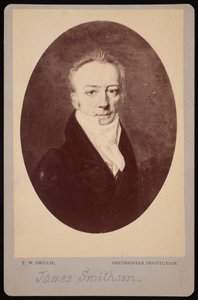 صورة لجيمس سميثسون 1765-1829 ، 1816 صورت 1870. بواسطة توماس ويليام سميلي
