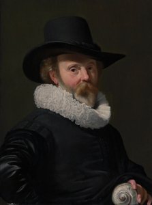صورة لرجل مع قذيفة ، كاليفورنيا. 1625-26.