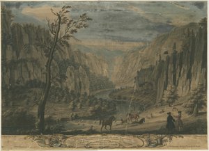 Dovedale - ثمانية آفاق: النقش ، بدون تاريخ [؟ 1743] بواسطة توماس ديربي سميث