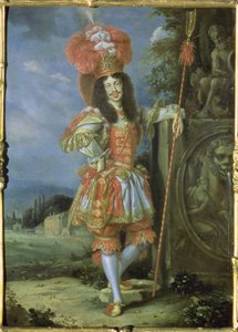 ليوبولد الأول (1640-1705) ، الإمبراطور الروماني المقدس ، في زي مسرحي ، يرتدي زي Acis من La Galatea ، فافولا تم تعيينها للموسيقى من قبل أنطونيو دراغي ، 1667 (زيت على النحاس)