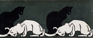 القطط من Steinlen بواسطة ثيوفيل الكسندر شتاينلين