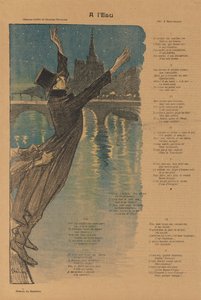 جيل بلاس المصور: عند حافة الماء A lEau ، 1896. بواسطة ثيوفيل الكسندر شتاينلين