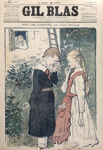 رسم توضيحي من "Poil de Carotte" لجول رينارد (1864-1910) في "جيل بلاس" ، 20 أكتوبر 1895