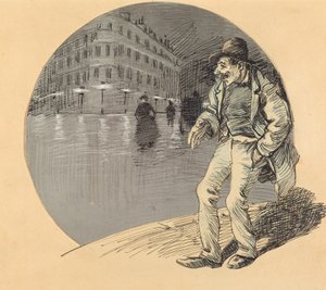 في عشاق الحب ، 1888. بواسطة ثيوفيل الكسندر شتاينلين