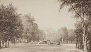 بين Villa Reale (nu Villa Nazionale) انظر نابولي
