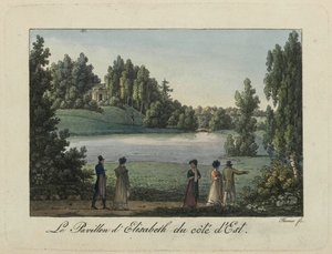 جناح إليزابيث في بافلوفسك بارك ، 1810. بواسطة تورنر