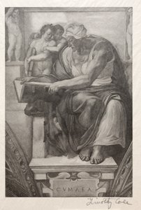 الماجستير الإيطالي القديم: The Cumaean Sibyl ، 1888-1892. بواسطة تيموثي كول
