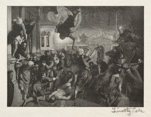 الماجستير الإيطالي القديم: معجزة القديس مرقس ، 1888-1892. بواسطة تيموثي كول