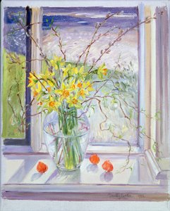 Willow Branches with Narcissus بواسطة تيموثي ايستون