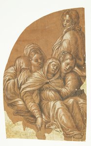 جزء من Pietà (الجانب الأيسر من تكوين لونا) بواسطة تينتوريتو