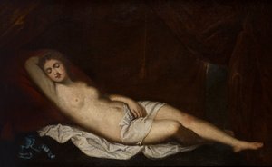 كوكب الزهرة النائم ، 1510-76 (زيت على قماش)