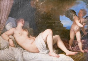 داناي بواسطة تيتيان (1488-1576)