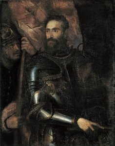 صورة لبيير لويجي فارنيزي 1503-1547 ، ج. 1546. بواسطة تيتيان