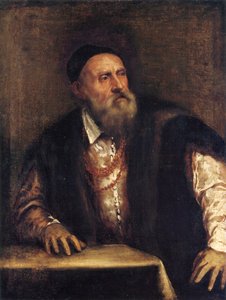 بورتريه ذاتي ، حوالي 1550-1562. بواسطة تيتيان