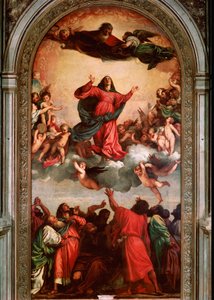لوحة الافتراض التي رسمها تيزيانو فيسيليو تسمى تيتيان (1485-1576) بواسطة تيزيانو فيتشيلي