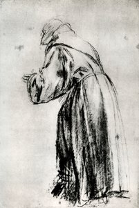 دراسة للقديس برناردينو في الصورة النذرية لدوجي غريتي ، c1535 ، 1937 بواسطة تيزيانو فيتشيلي