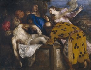 قبر المسيح ، 1572 بواسطة تيزيانو فيتشيلي