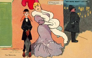 زوجتي لن تدعني (chromolitho) بواسطة توم براون