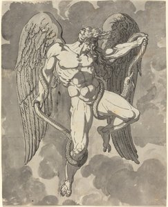 زحل المصارعة مع الأفعى