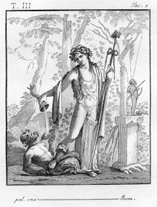 باخوس مع Thyrsus ، 1804