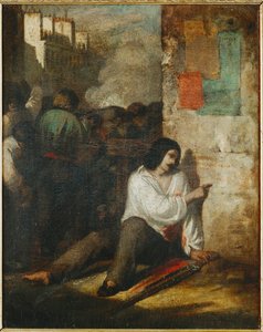 متراس عام 1848، ويطلق عليه أيضًا اسم "الثوري الجريح" (لوحة على قماش)