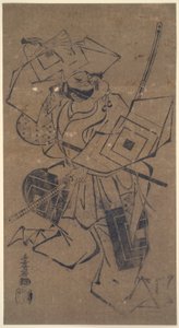 إيتشيكاوا دانج؟ r؟ الثاني في دور أراجوتو (اللعب الخشن) بواسطة Torii Kiyomasu