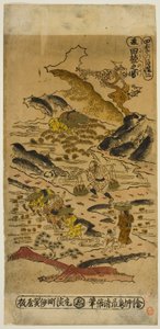 الصيف: زراعة الأرز (Natsu: taue no zu) ، رقم 2 من سلسلة "الفصول الأربعة للمزارعين (Shiki no hyakusho)" بواسطة Torii Kiyomasu II