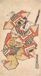 Ichikawa Danjuro II in the Scene انتظر لحظة شيباراكو ، حوالي عام 1715. بواسطة توري كيوتادا
