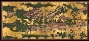 سباق الخيول في ضريح كامو ، 1615-50.